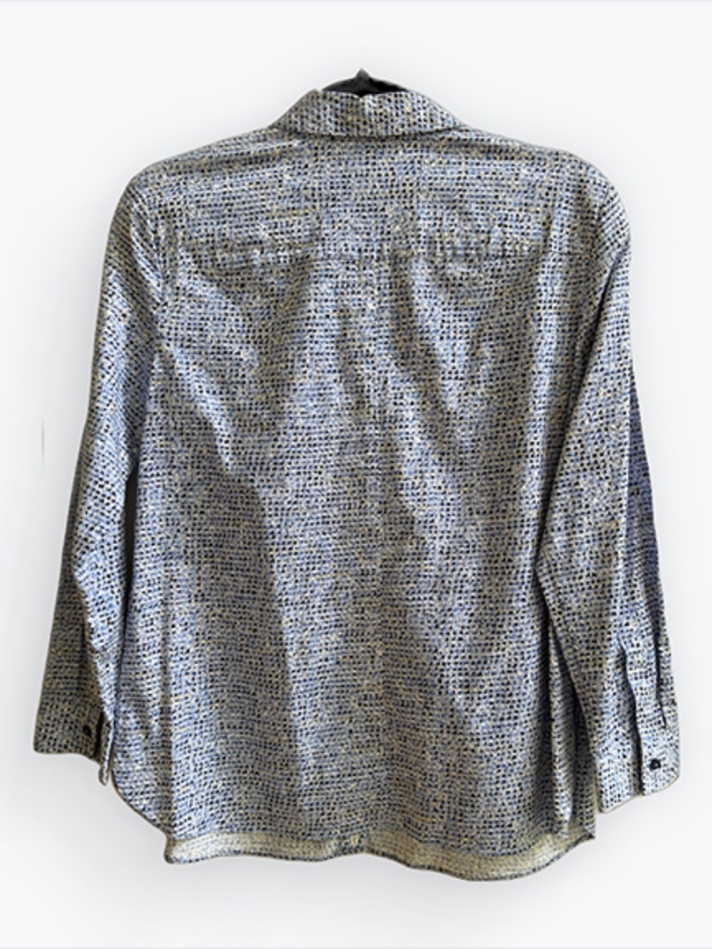 NIC+ZOE Geometric Pattern Button Down Top | Size Medium - Picture 2 of 5